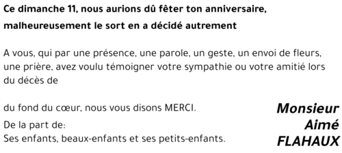 Aimé FLAHAUX