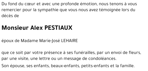 Alex PESTIAUX
