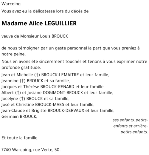 Alice LEGUILLIER