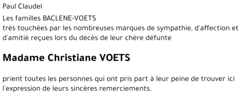 Christiane VOETS
