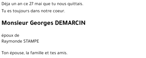 Georges DEMARCIN