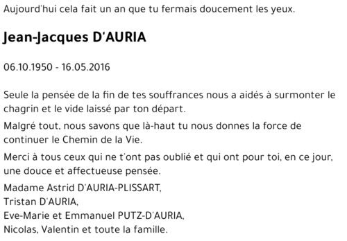 Jean-Jacques D'AURIA
