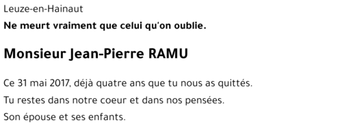 Jean-Pierre RAMU