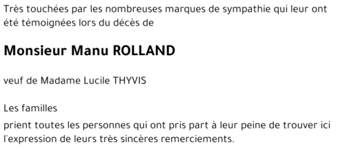 Manu ROLLAND
