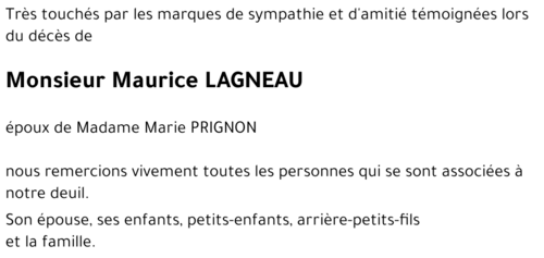Maurice LAGNEAU