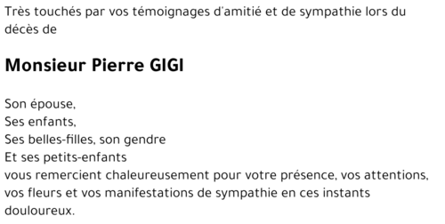 Pierre GIGI