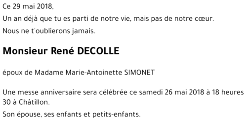 René DECOLLE 