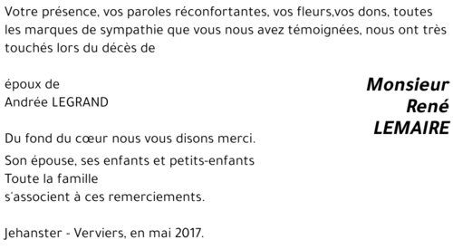 René LEMAIRE