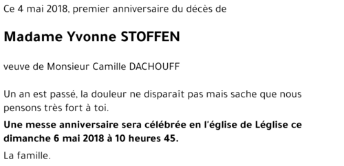 Yvonne STOFFEN