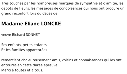 Eliane LONCKE