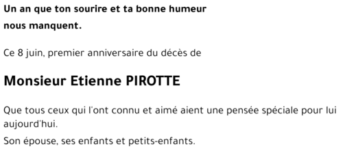 Etienne PIROTTE