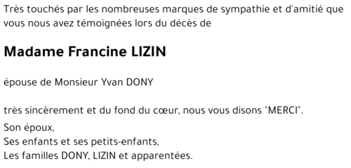 Francine LIZIN