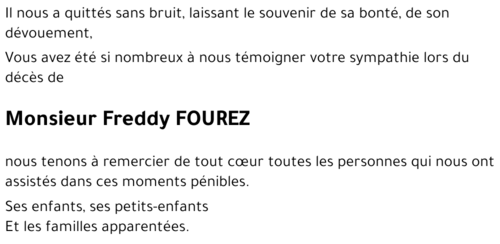 Freddy FOUREZ