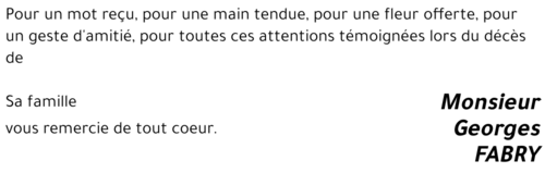Georges FABRY
