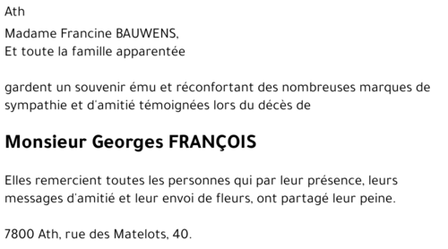 Georges FRANCOIS