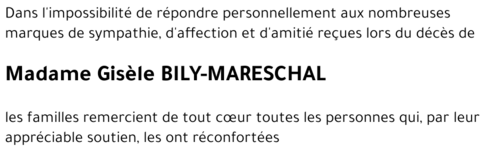 Gisèle MARESCHAL