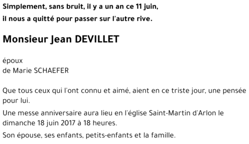 Jean DEVILLET