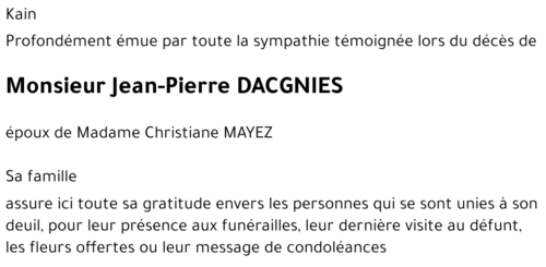 Jean-Pierre DACGNIES