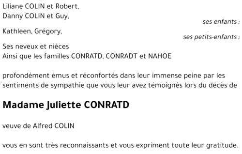 Juliette CONRATD