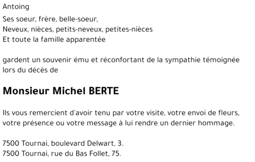 Michel BERTE