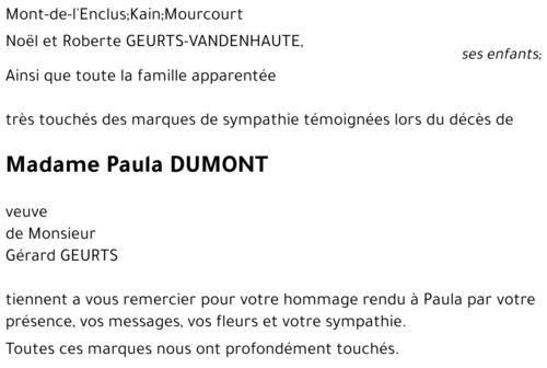 Paula DUMONT