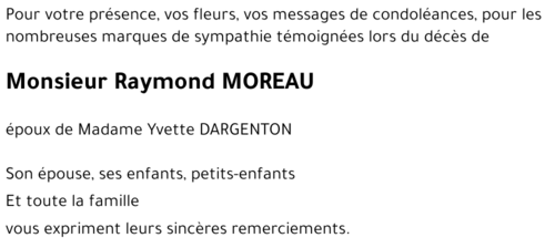Raymond MOREAU