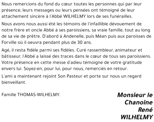 René WILHELMY