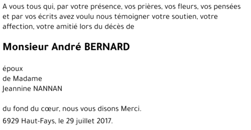 André BERNARD
