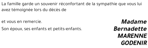 Bernadette GODENIR