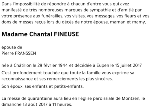 Chantal FINEUSE