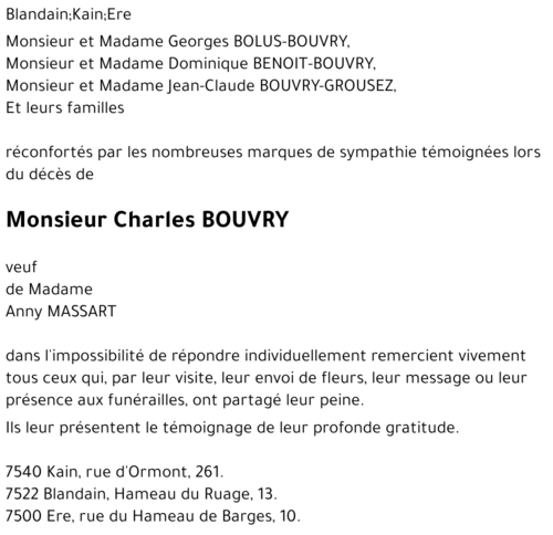 Charles BOUVRY