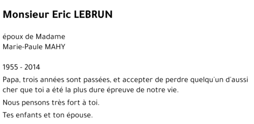 Eric LEBRUN