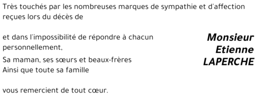Etienne LAPERCHE