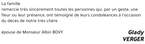 Glady VERGER