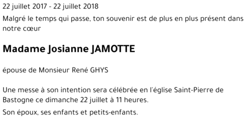 Josianne JAMOTTE