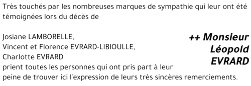Léopold EVRARD