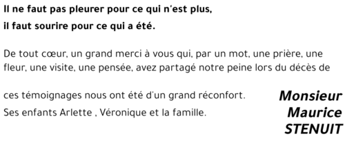 Maurice STENUIT