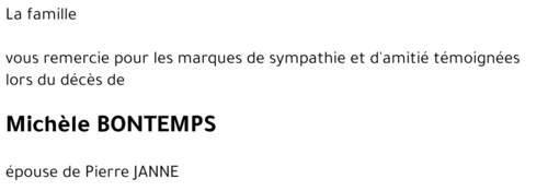 Michèle BONTEMPS