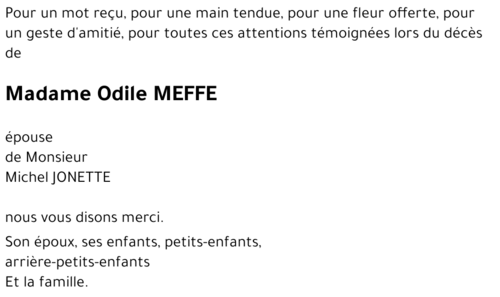 Odile MEFFE 