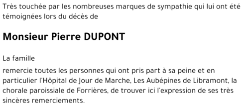Pierre DUPONT