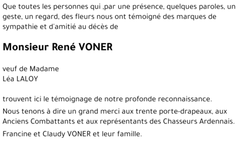 René VONER