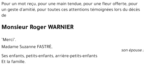 Roger WARNIER
