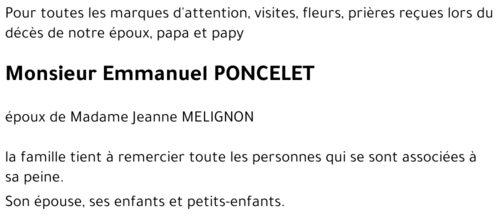 Emmanuel PONCELET