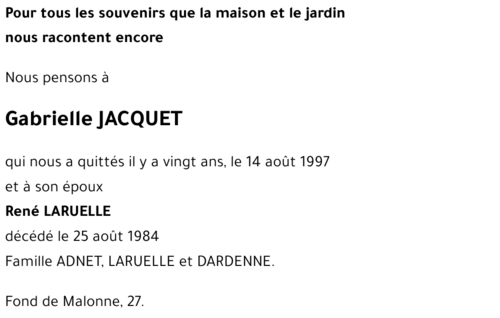 Gabrielle JACQUET