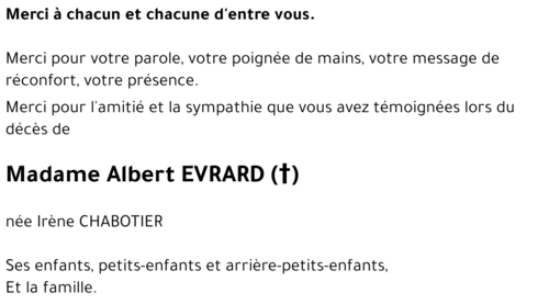 Irène CHABOTIER