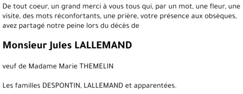 Jules LALLEMAND