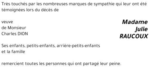 Julie RAUCOUX