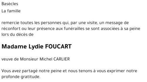 Lydie FOUCART