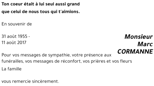 Marc CORMANNE