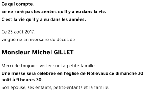 Michel GILLET